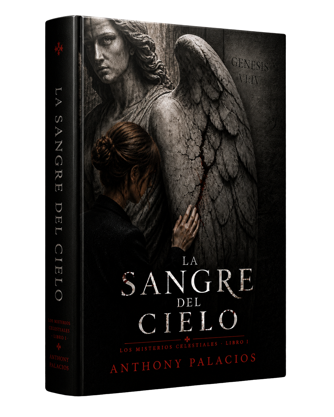 Portada del libro La sangre del cielo, de Anthony Palacios — Los Misterios Celestiales, Libro I